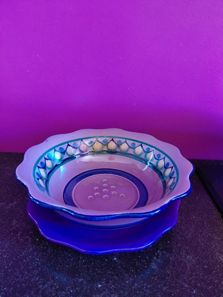 Flora Gouda lila fruittes genummerd, Antiek en Kunst, Ophalen