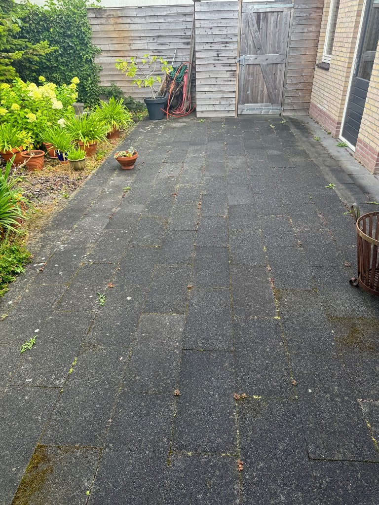 Terras tegels 60x30 - 40 m2, Tuin en Terras, Tegels en Klinkers, Ophalen, Gebruikt, 10 m² of meer, Beton