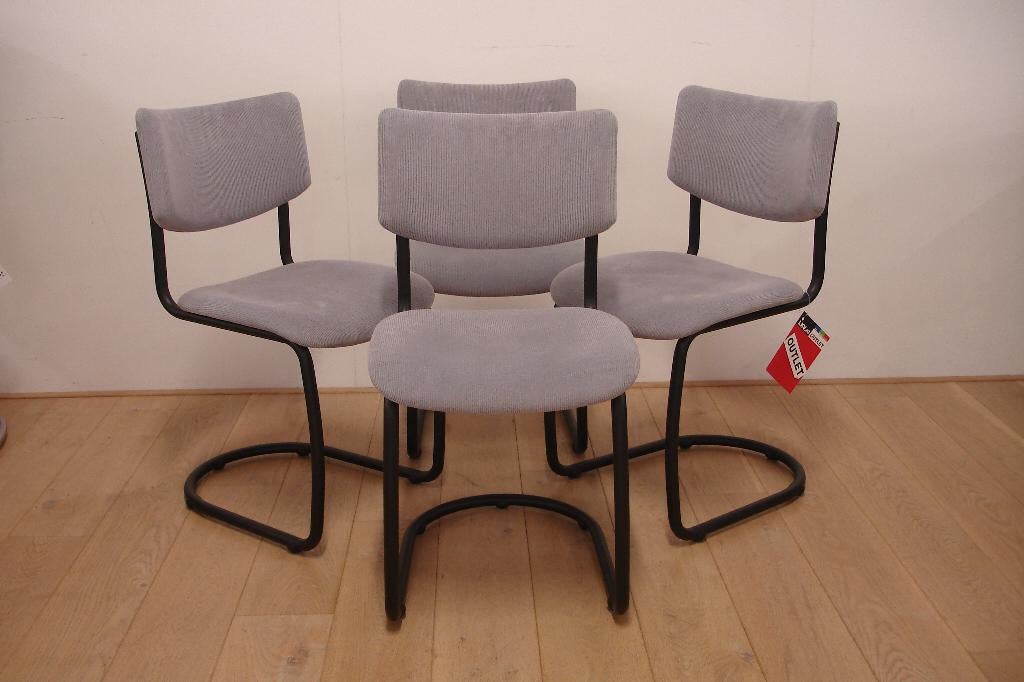 sledestoel Gispen Today 1001 zwarte frame, Ophalen, Zwart, Zo goed als nieuw, Stof