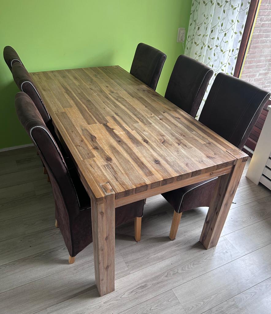 Meubel set, Ophalen of Verzenden, Gebruikt, 4 tot 6 stoelen