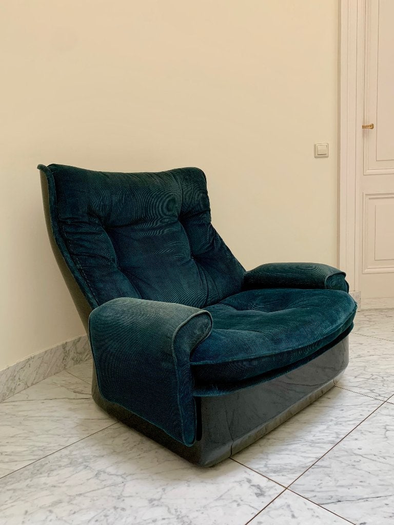 ‘Orchidee’ lounge chair Michel Cadestin voor Airborne, Ophalen, Stof, Gebruikt, 75 tot 100 cm