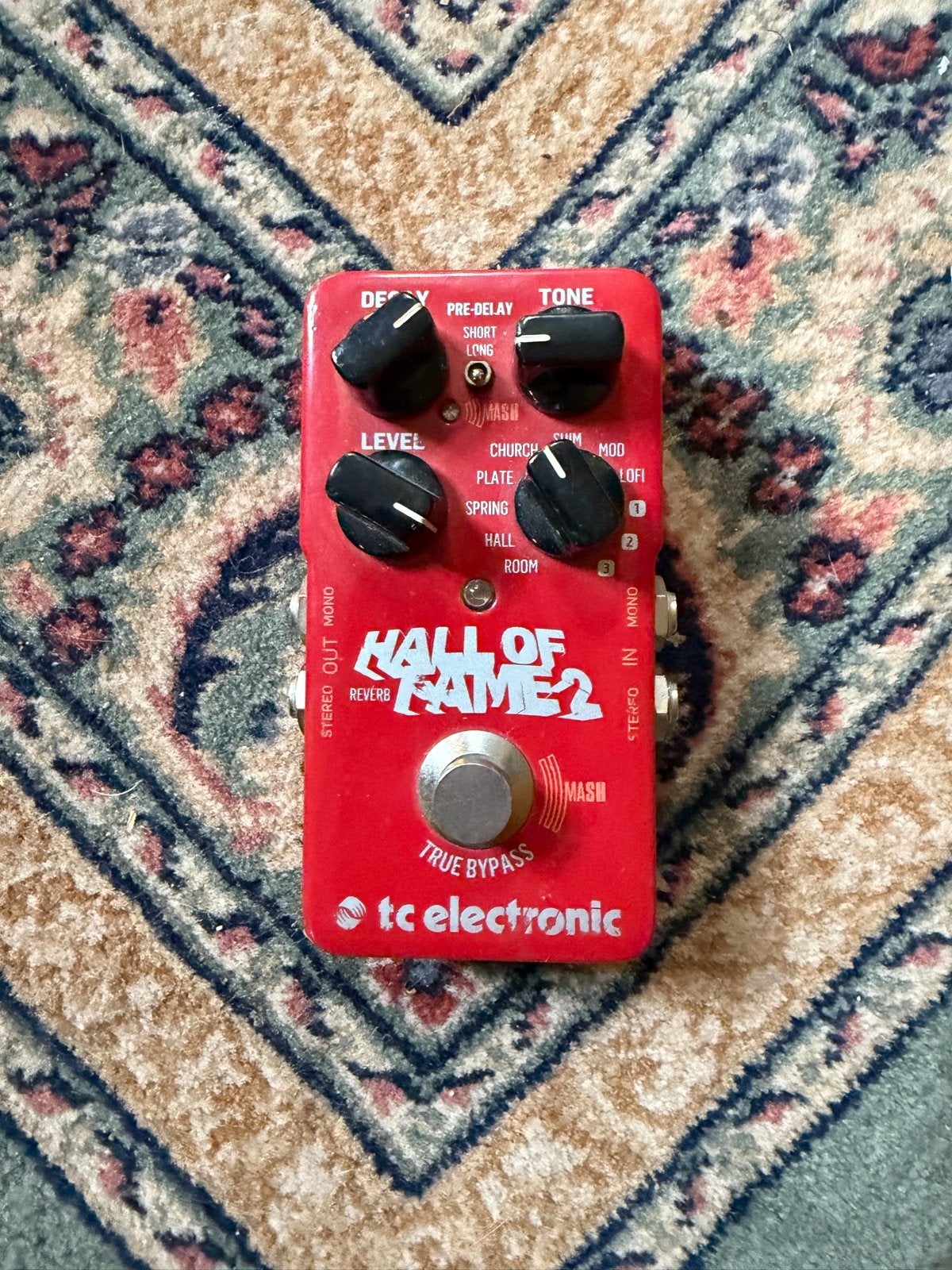 TC Electronic Hall of Fame 2 Reverb Pedaal, Muziek en Instrumenten, Effecten, Ophalen of Verzenden, Zo goed als nieuw, Reverb