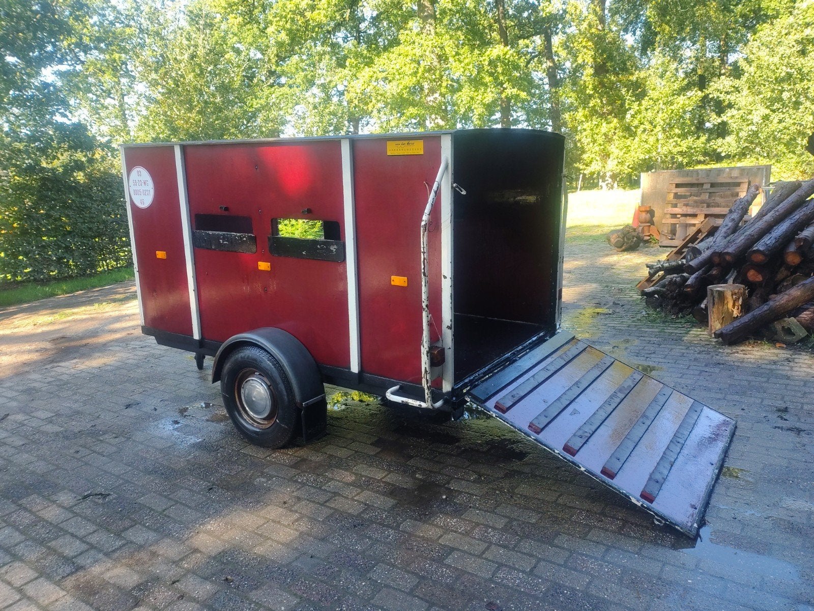 Vee aanhangwagen Henra RK1 - Ideaal voor veevervoer, Ophalen, Gebruikt