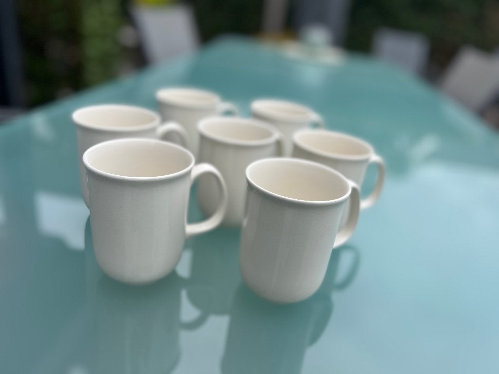 7 Bekers – aanvulling op bijv. Wedgwood Briar Rose of Edmée, Huis en Inrichting, Keuken | Servies, Gebruikt, Klassiek, Wedgwood