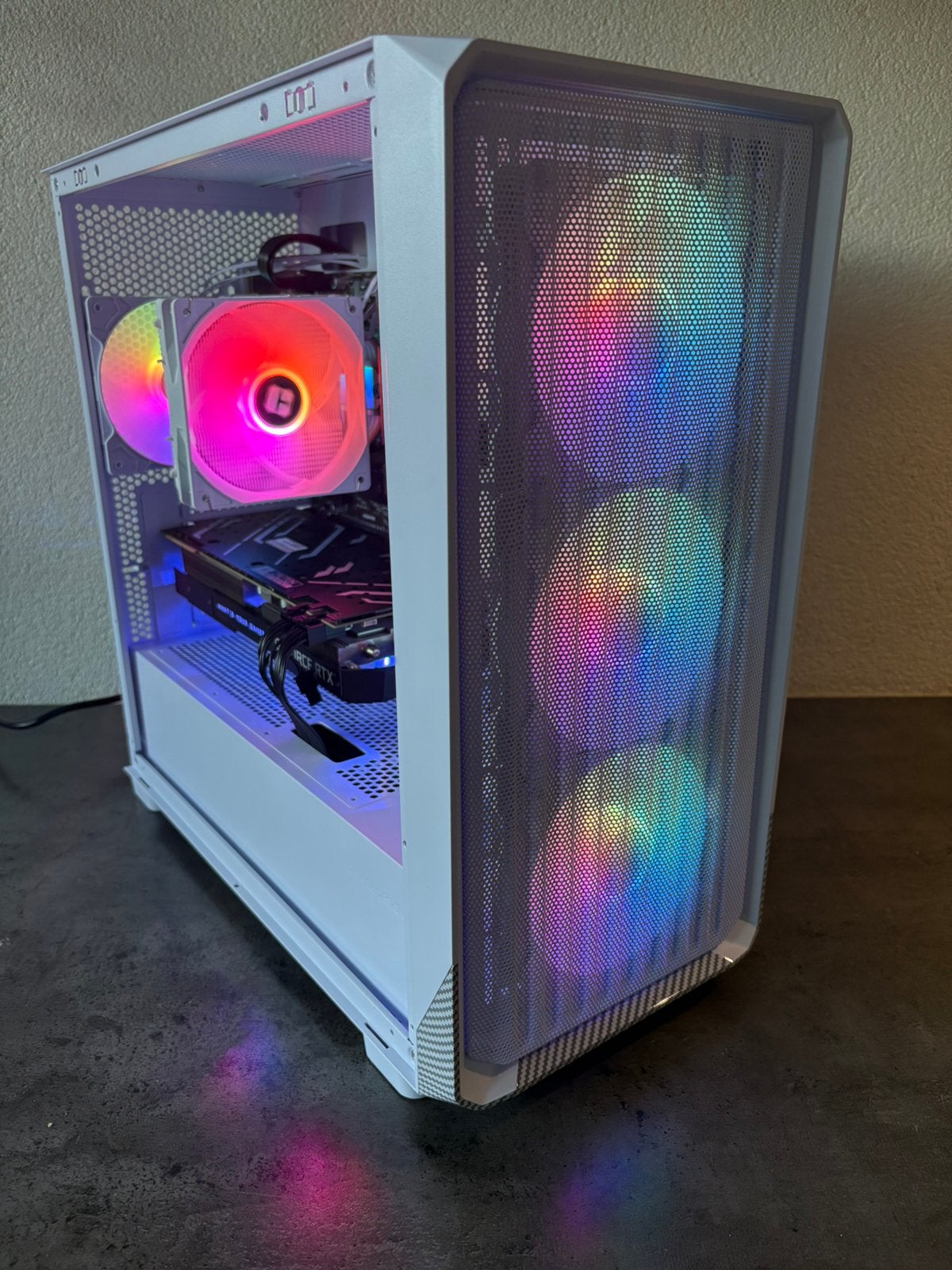Witte Game PC | RTX 2080 Super | Ryzen 5 5500, Ophalen of Verzenden, Zo goed als nieuw, Gaming, SSD