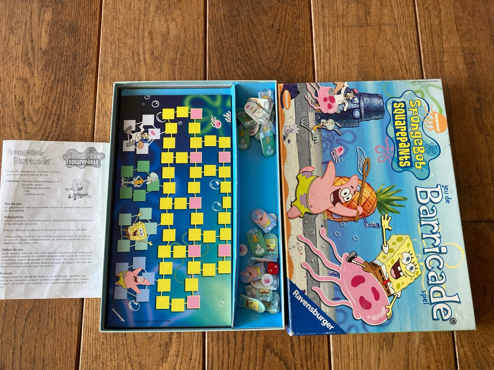 SpongeBob SquarePants Barricade Bordspel Ravensburger, Hobby en Vrije tijd, Gezelschapsspellen | Bordspellen, Drie of vier spelers