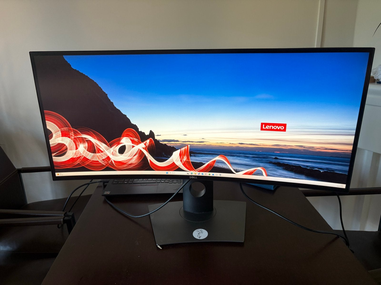 Dell U3419W Ultrasharp 34 inch Curved Monitor, Ophalen, IPS, Curved, Zo goed als nieuw
