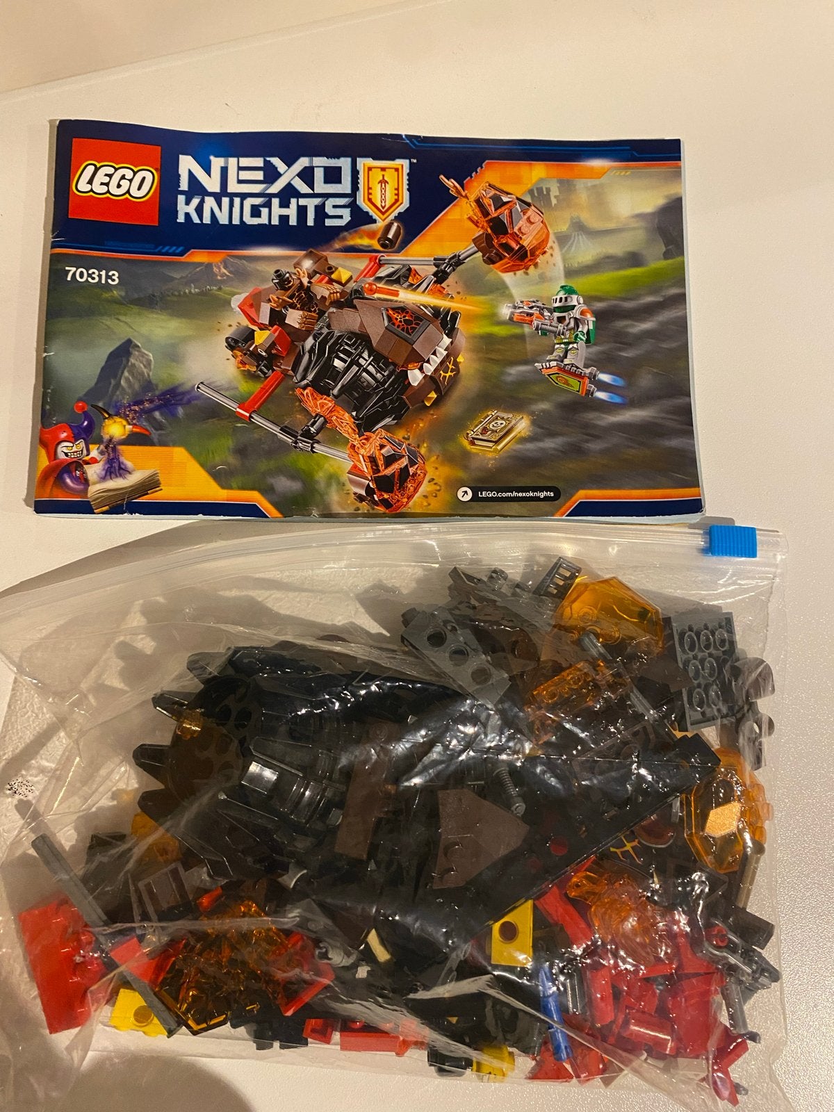 Lego Nexo Knights 70313 Moltor's Lavastamper, Ophalen of Verzenden, Gebruikt