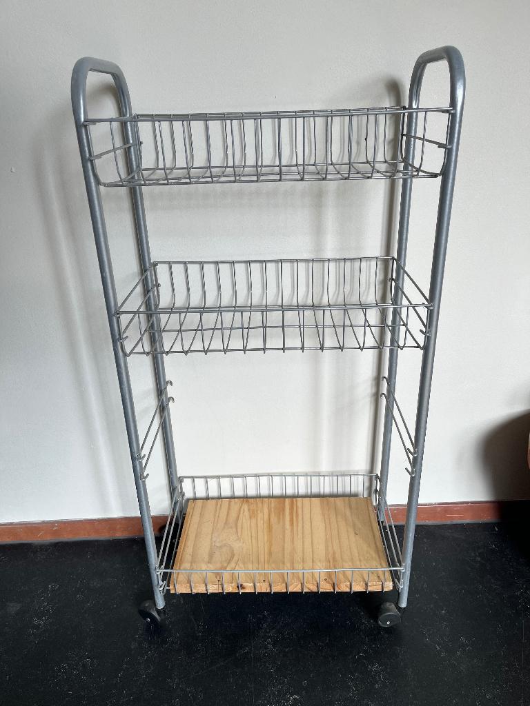 Tomado Metaltex trolley trolly kar rek, Huis en Inrichting, Ophalen, Gebruikt, Keukentrolley, Metaal