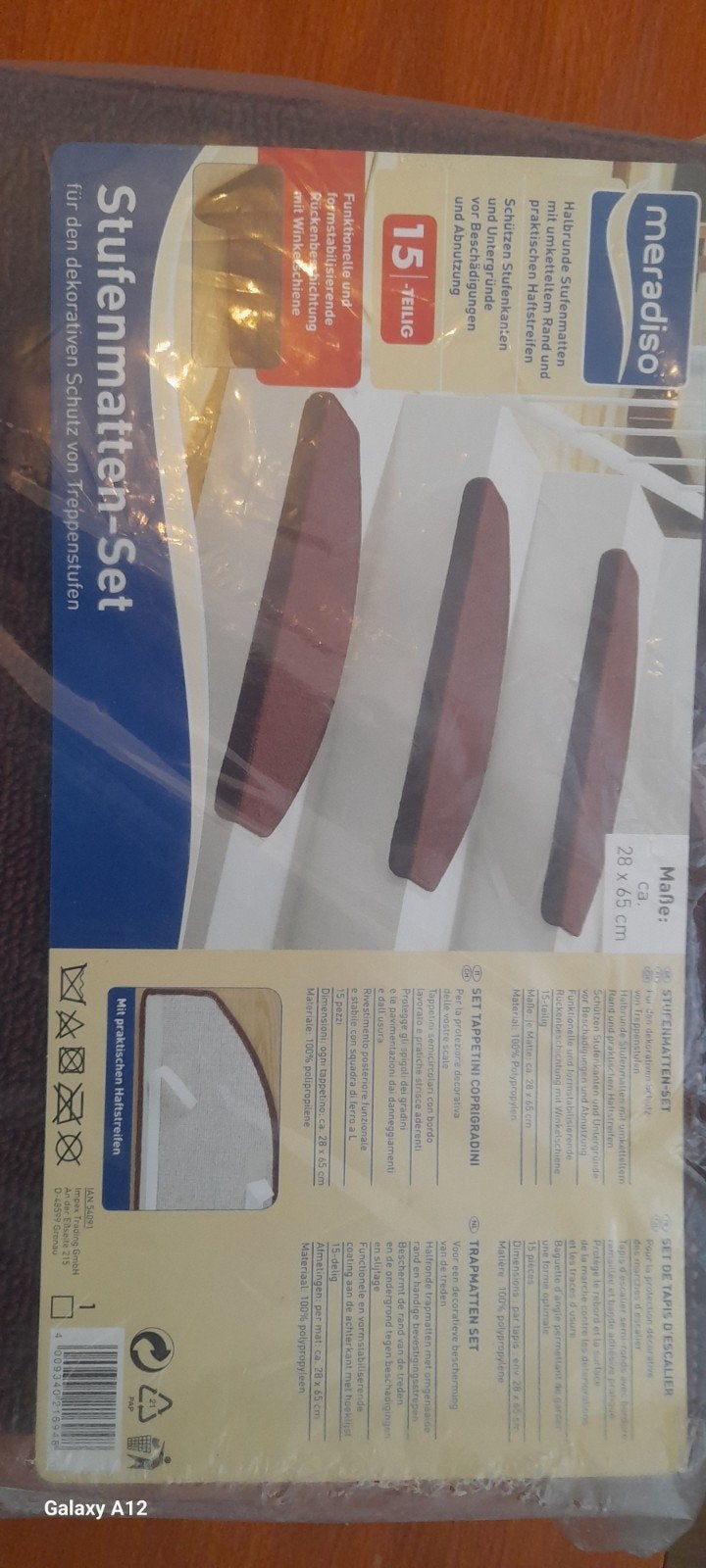 2 Trapmatten set - bordeaux, Ophalen, Minder dan 50 cm, 50 tot 100 cm, Nieuw