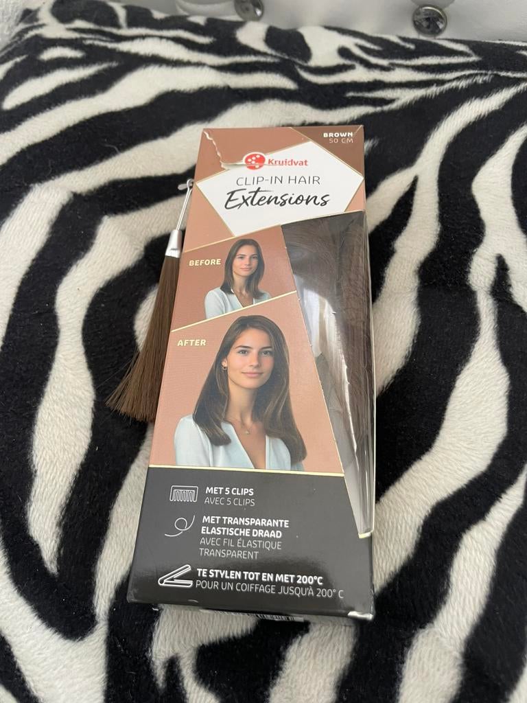 Te koop een Clip-In Hair extensions NIEUW, Ophalen, Nieuw, Pruik of Haarverlenging