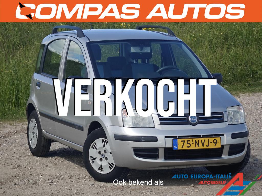 Fiat Panda 1.2 Dynamic Automaat (bj 2007), Parkeersensor, Stof, Gebruikt, 840 kg