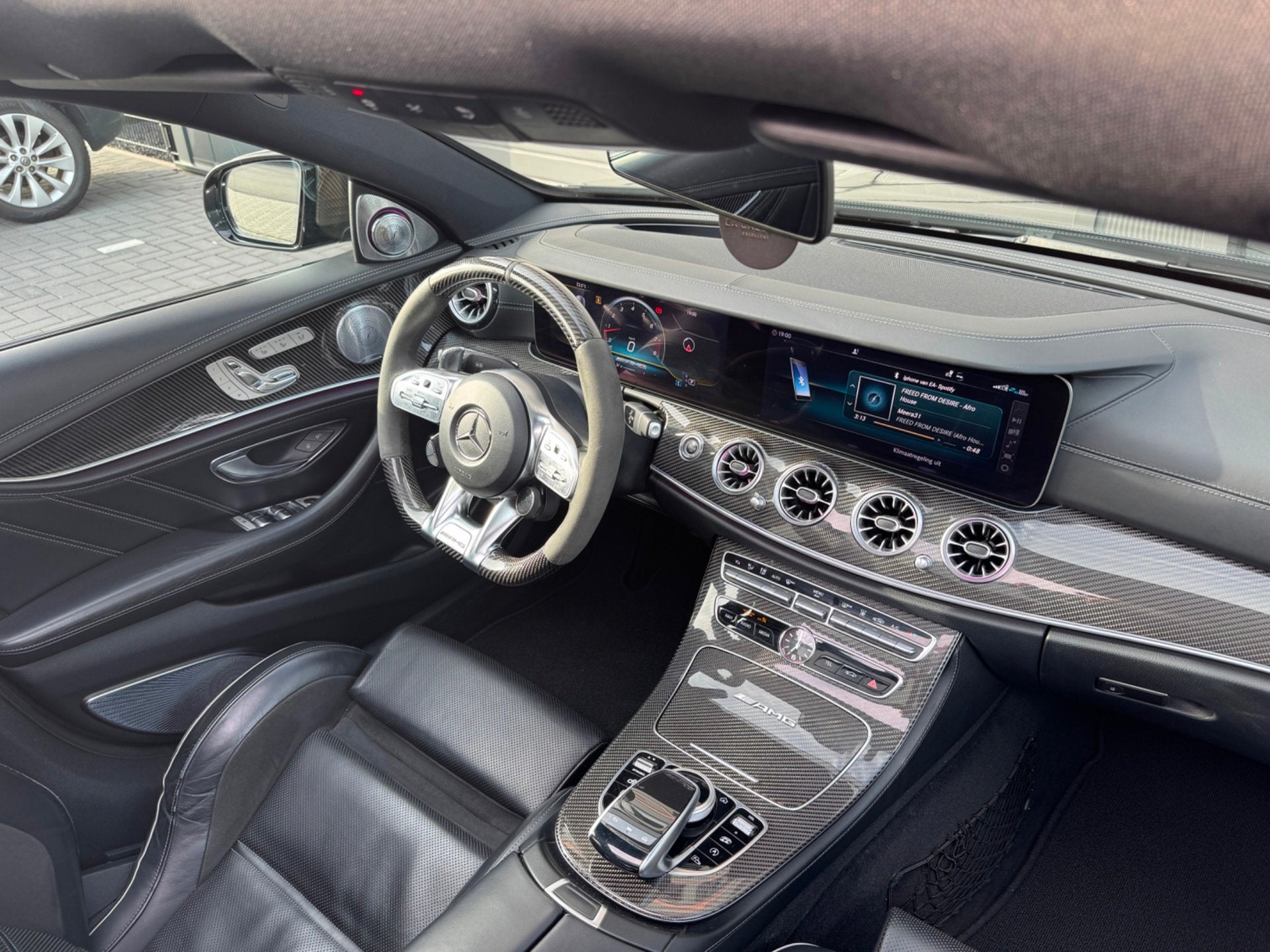 Mercedes-Benz E-klasse AMG E63 S 4MATIC+ Carbon Softclose BO, Gebruikt, Zwart, Leder, Sedan