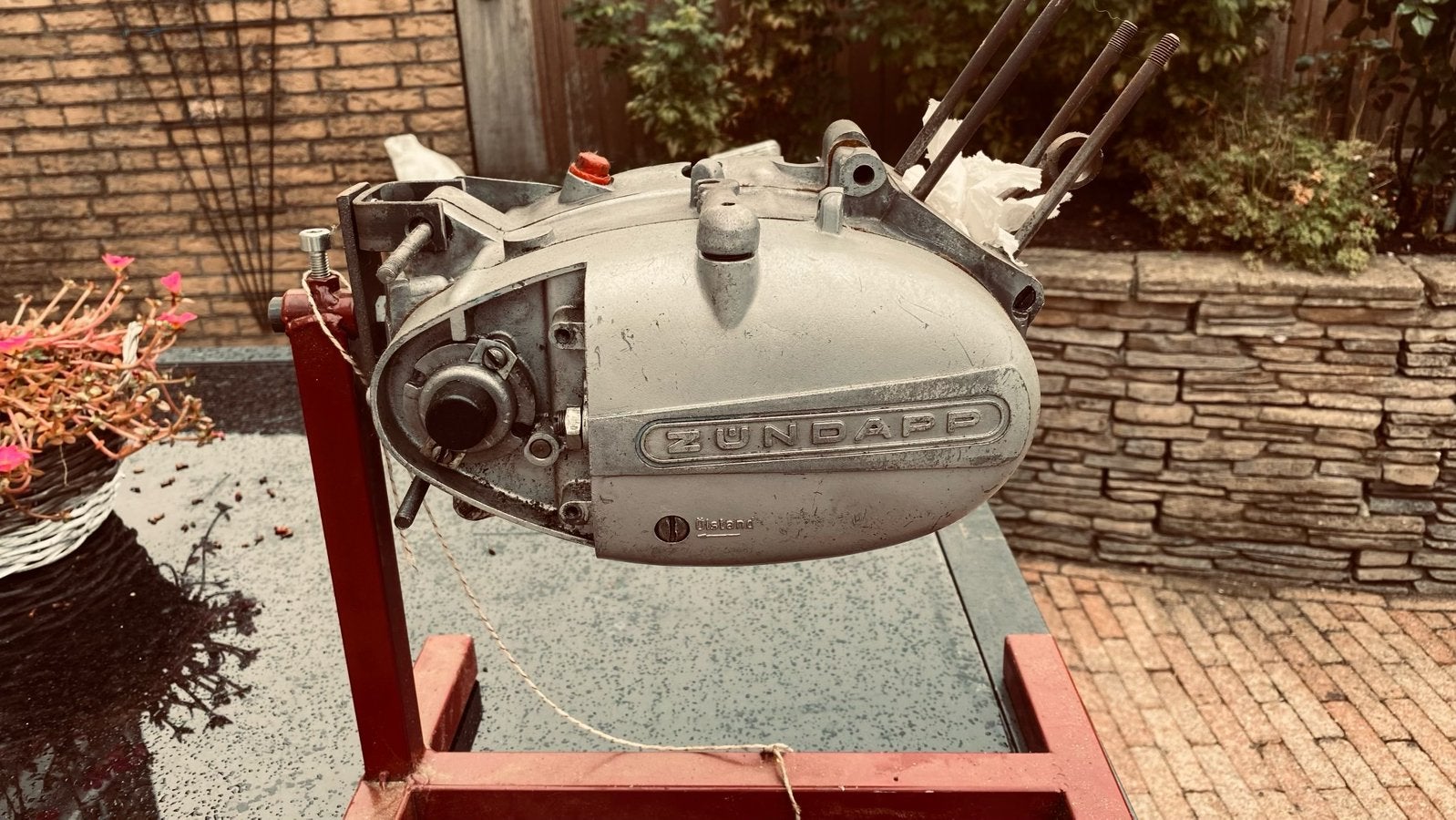 Gereviseerde motor blok 3 voet versnelling, Ophalen, Gebruikt, Blok