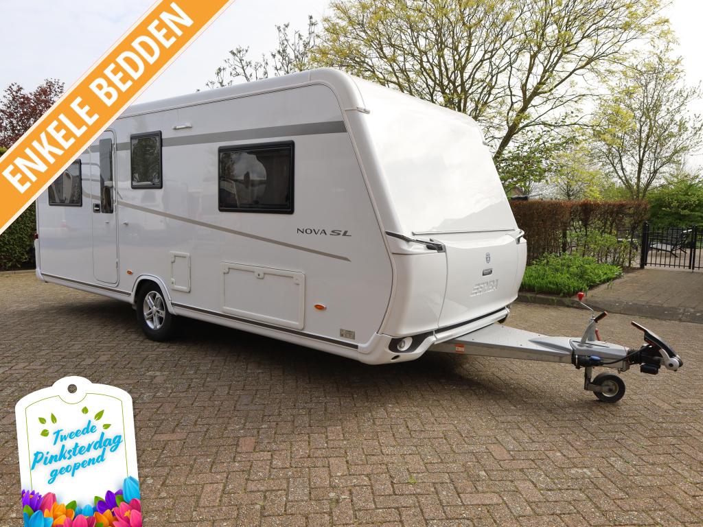 Eriba Nova SL 530 incl. mover en voortent, Caravans en Kamperen, Caravans, Rondzit, Bedrijf, Schokbreker, Eriba