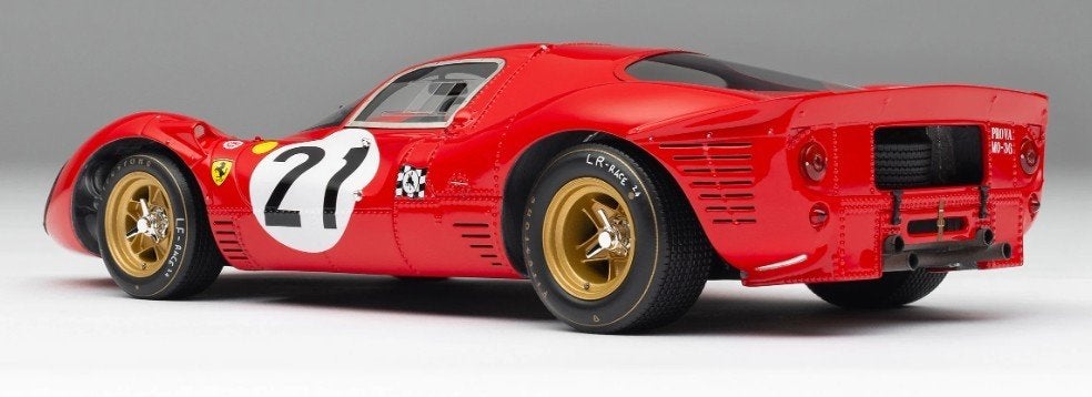 Ferrari 330 P4 #21 LeMans 1967 Rood 1:18 van Amalgam, Ophalen of Verzenden, Nieuw, Auto, Overige merken