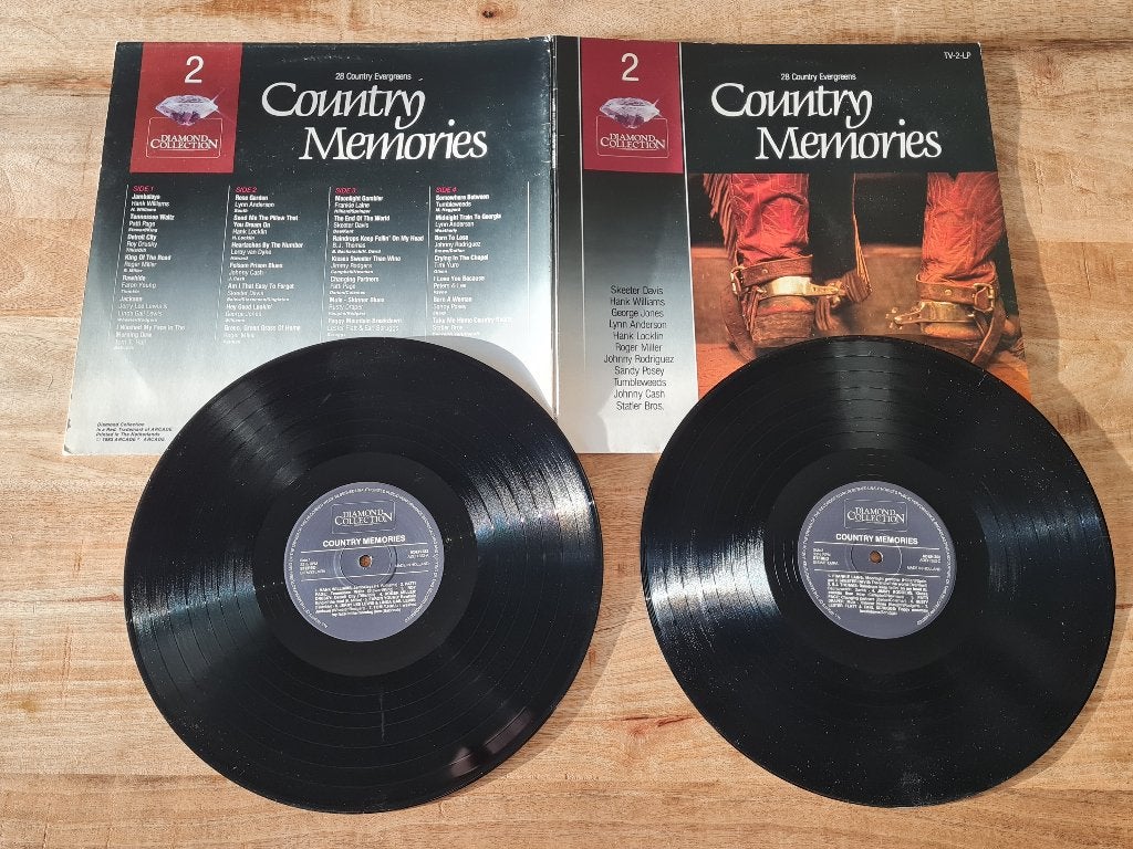 2LP Various – Country - 28 Country Evergreens, Ophalen of Verzenden, Zo goed als nieuw, 12 inch, Inclusief binnenhoes