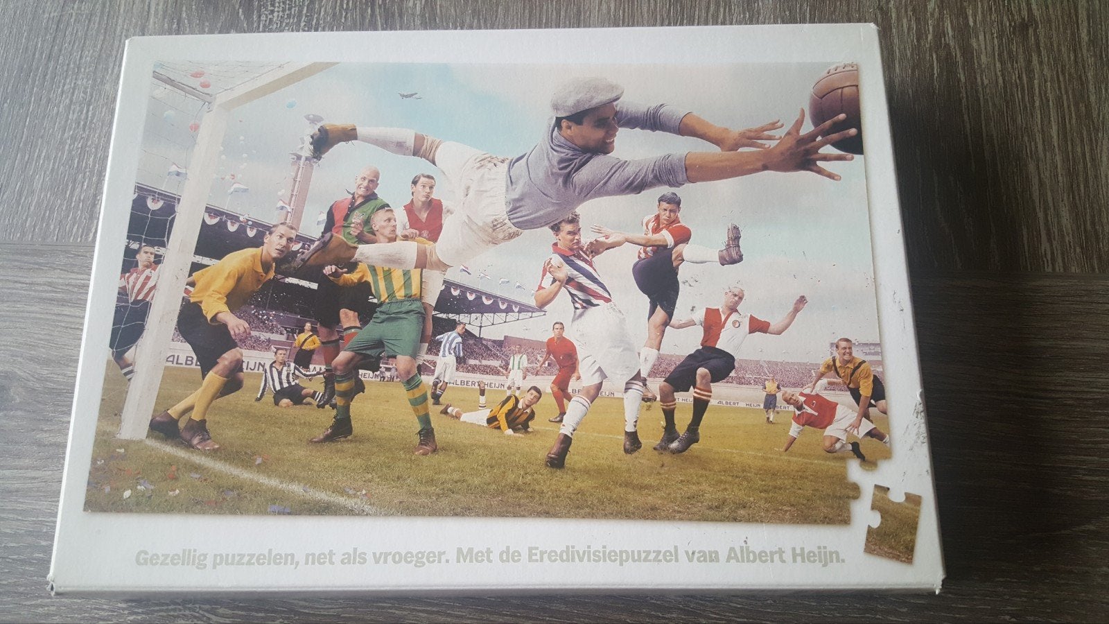Albert Heijn Eredivisie puzzel, Ophalen of Verzenden, Meer dan 50 stukjes, Gebruikt, 6 jaar of ouder