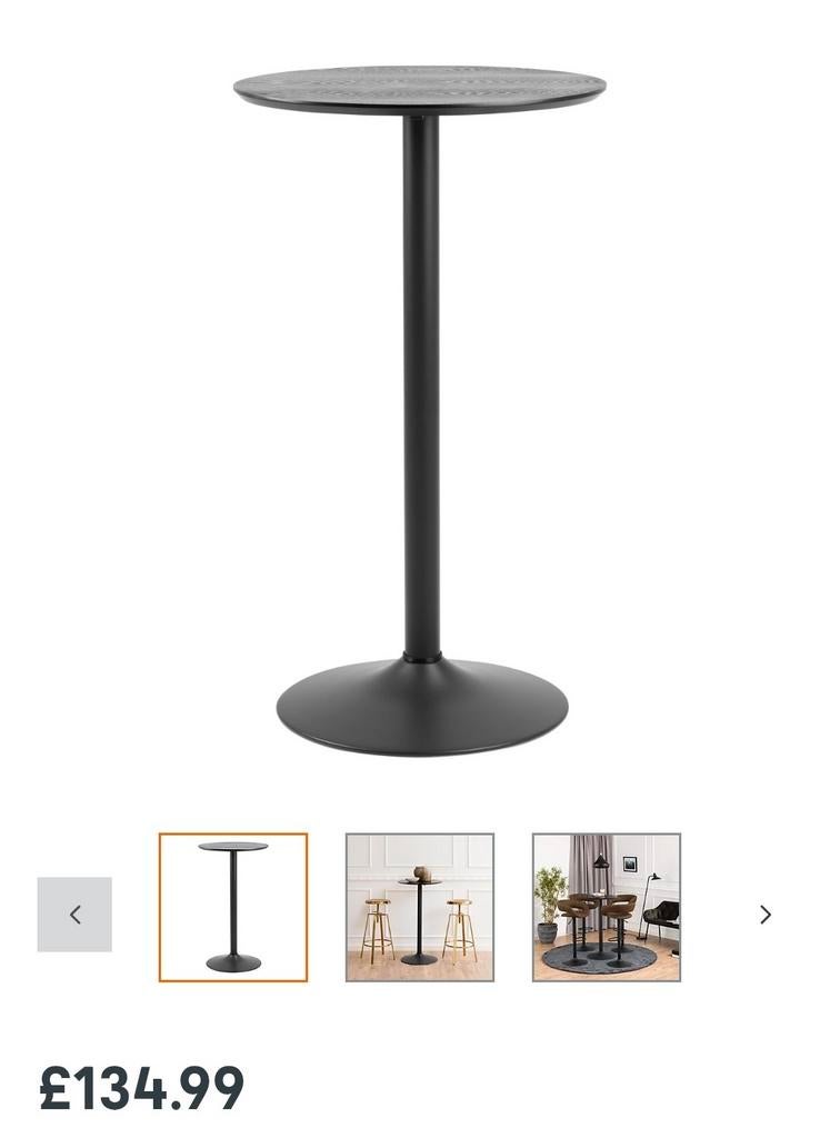 Cocktail tafel ibiza round bartafel, Ophalen, Nieuw