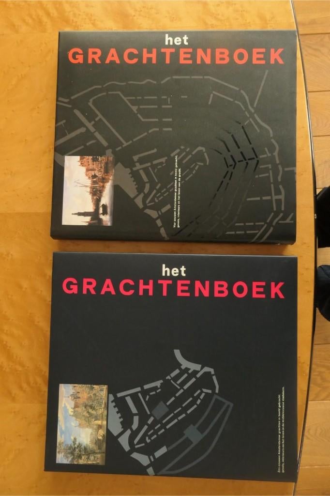 Grachtenboek set 2 delen in cassette, Diverse auteurs, Zo goed als nieuw, Ophalen, 20e eeuw of later