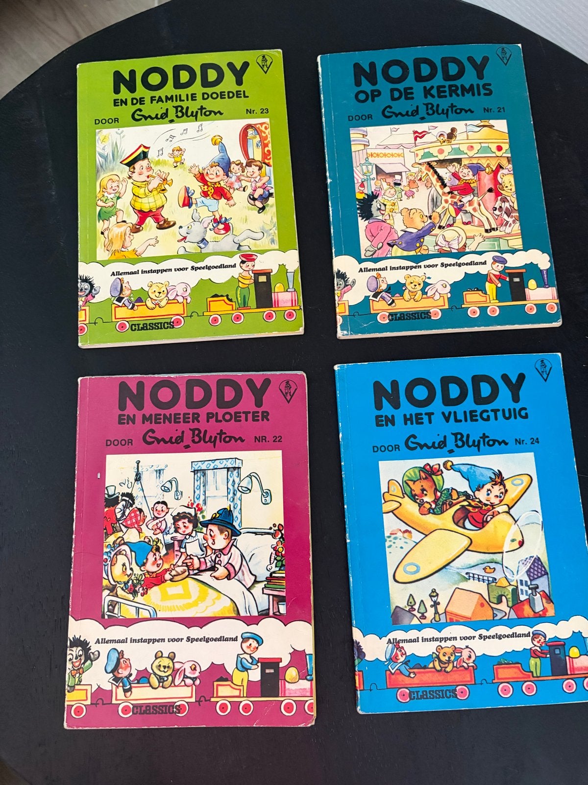 Noddy Boekjes - Enid Blyton - Set van 4, Boeken, Ophalen of Verzenden, Gelezen