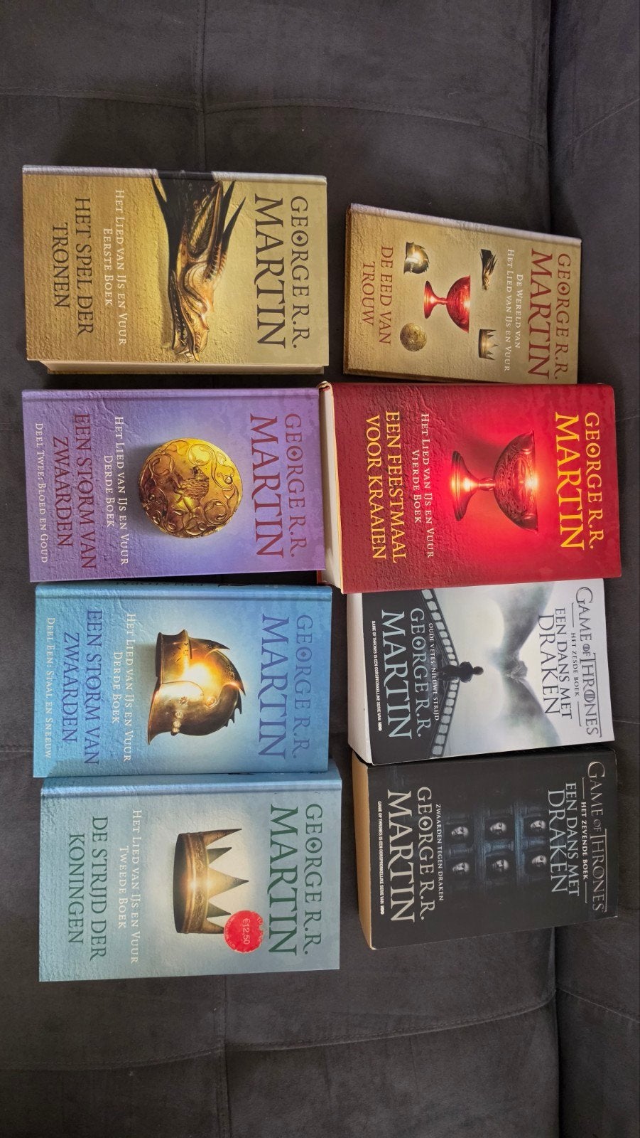 Game of Thrones boekenreeks - Het Lied van IJs en Vuur, Boeken, Ophalen of Verzenden, Gelezen, George R.R. Martin
