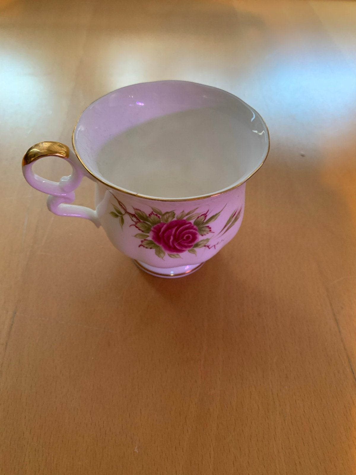 Royal Ascot Moss Rose porseleinen kopje, Ophalen of Verzenden