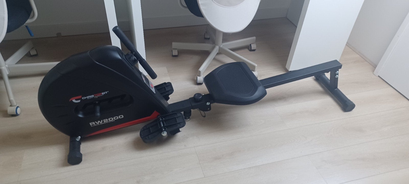 Roeitrainer christopeit sport RW200, Ophalen, Zo goed als nieuw, Metaal, Roeitrainer