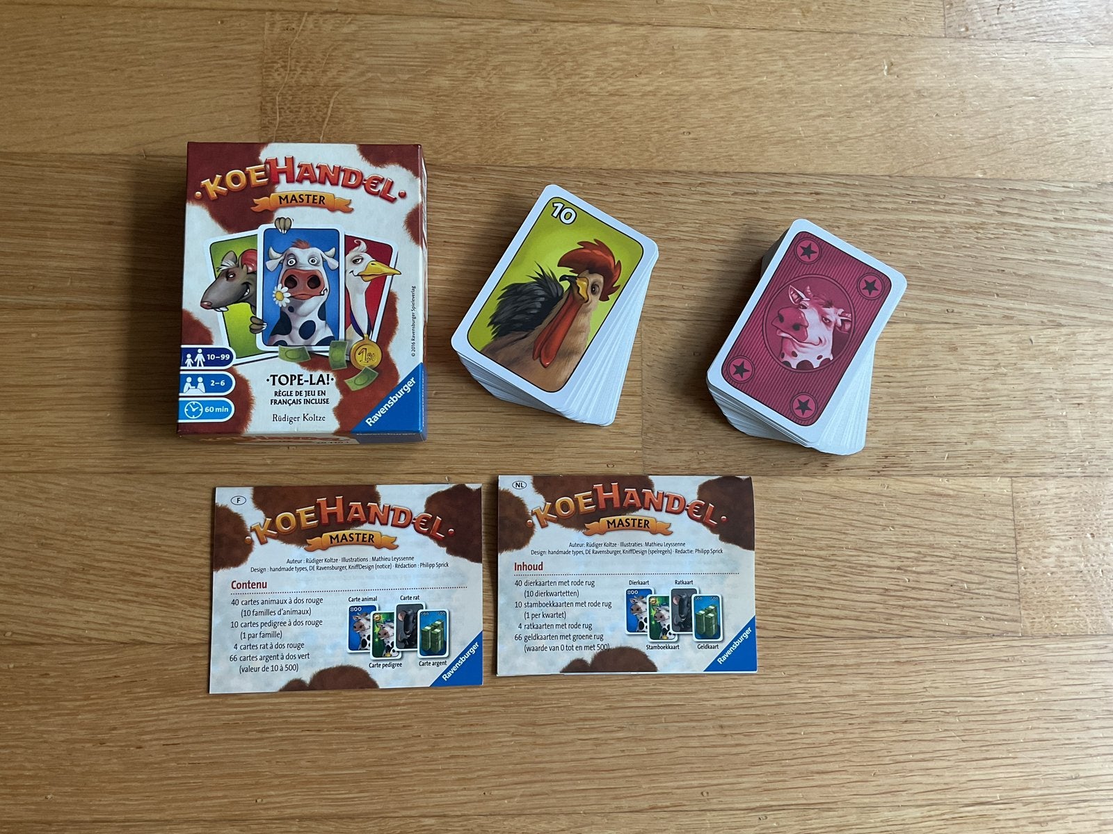 Koehandel Master Kaartspel - Ravensburger. Nieuwstaat., Vijf spelers of meer, Ophalen of Verzenden, Zo goed als nieuw