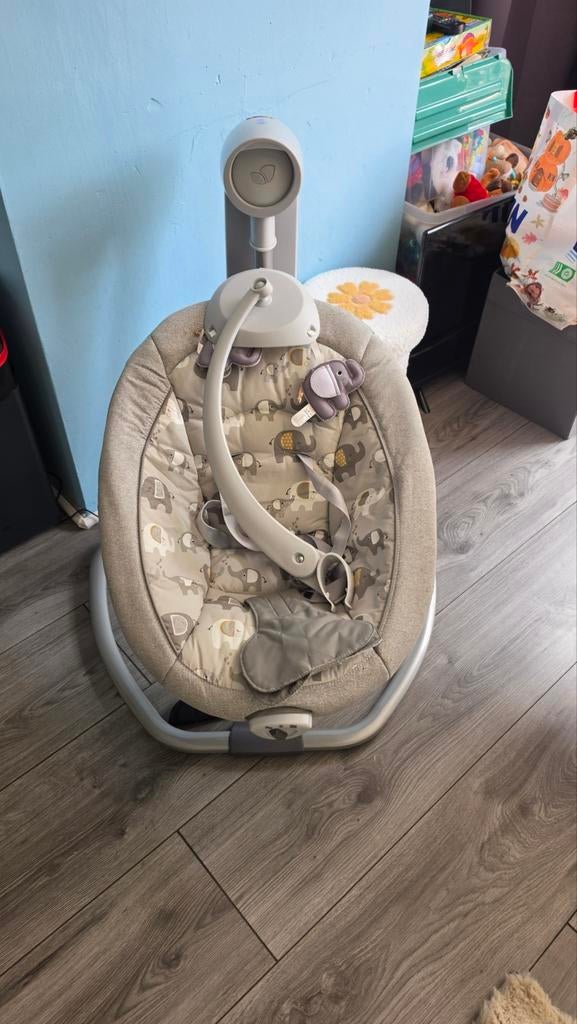 Comfortabele Baby Wipstoel met Muziek en Trillingen, Kinderen en Baby's, Wipstoeltjes, Zo goed als nieuw, Wipstoel, Overige merken