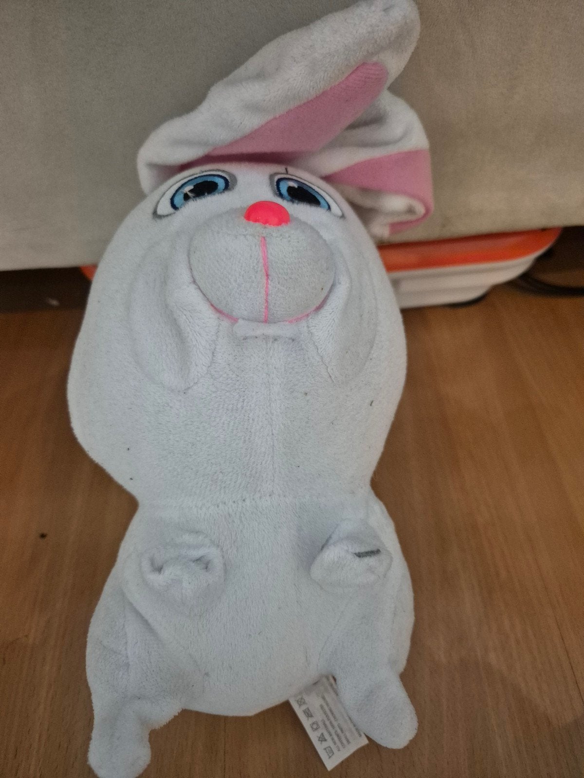 Knuffel Konijn Huisdiergeheimen Snowball, Gebruikt, Overige merken, Overige karakters, Konijn