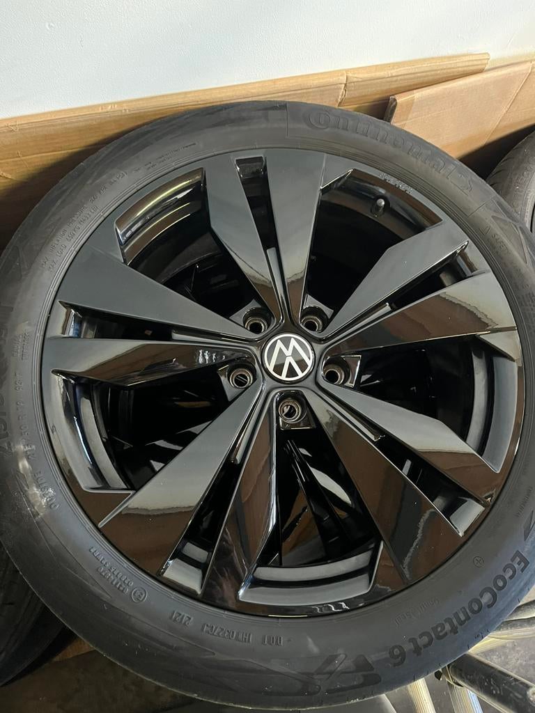 Org. VW Loen velgen met continental banden - onbeschadigd -, Band(en), Personenwagen, Zomerbanden, Ophalen