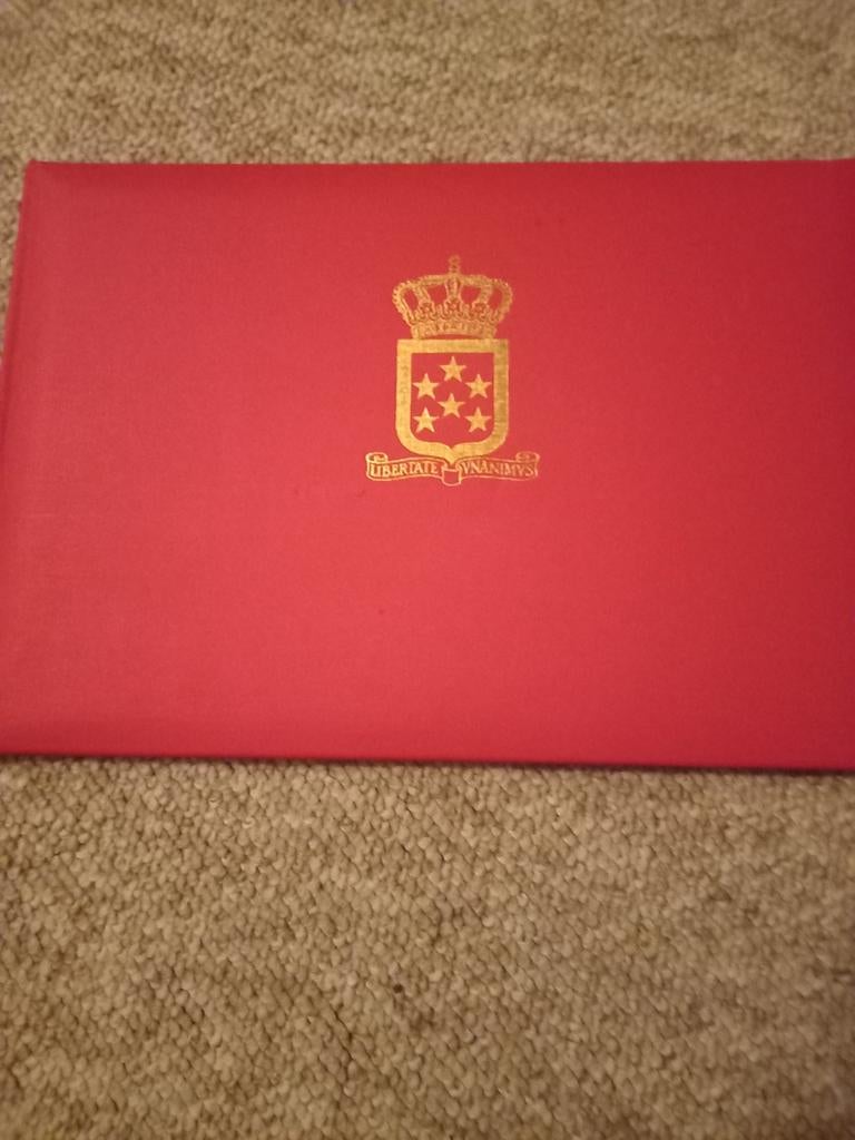 Presentatie map Antillen, Postzegels en Munten, Postzegels | Eerstedagenveloppen, Ophalen of Verzenden, Onbeschreven, Rest van de wereld