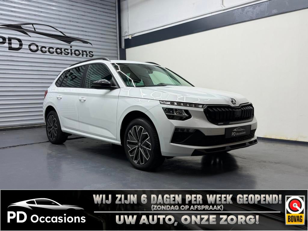 Skoda Kamiq 1.0 TSI 115PK Business Edition - Camera - Keyles, Voorwielaandrijving, Stof, Gebruikt, Zwart