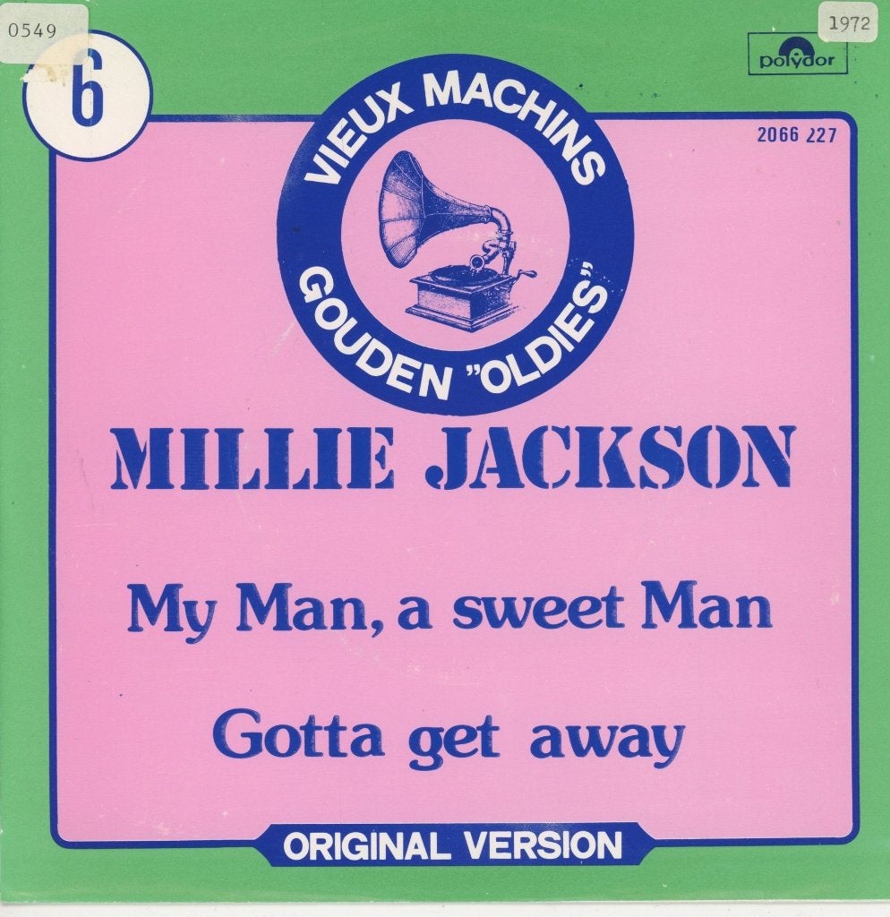 S Millie Jackson - My Man, A Sweet Man, Gebruikt, 7 inch, Pop, Beschermende buitenhoes