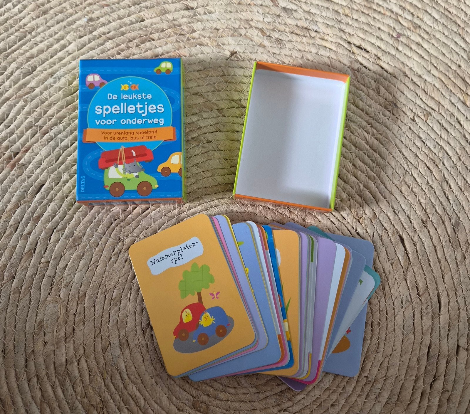 De leukste spelletjes voor onderweg - Deltas, Hobby en Vrije tijd, Vijf spelers of meer, Ophalen of Verzenden, Zo goed als nieuw