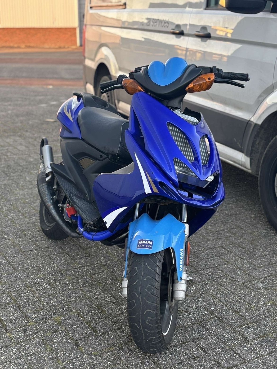 Aerox buitenkappen set origineel - Nette staat, Fietsen en Brommers, Ophalen, Gebruikt, Kap, Yamaha