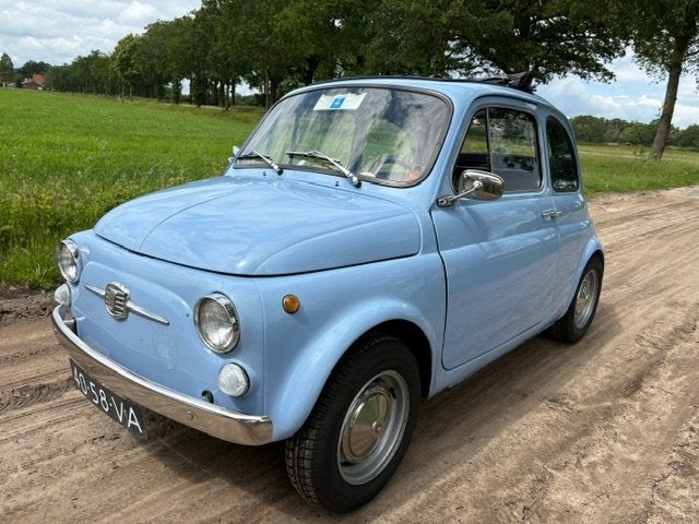 Fiat 500 F lichtblauw 650cc synchrobak, Particulier, Te koop
