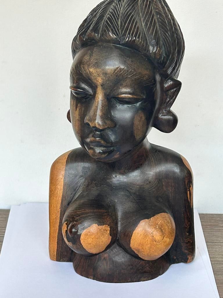 Hand gesneden buste, Antiek en Kunst, Ophalen