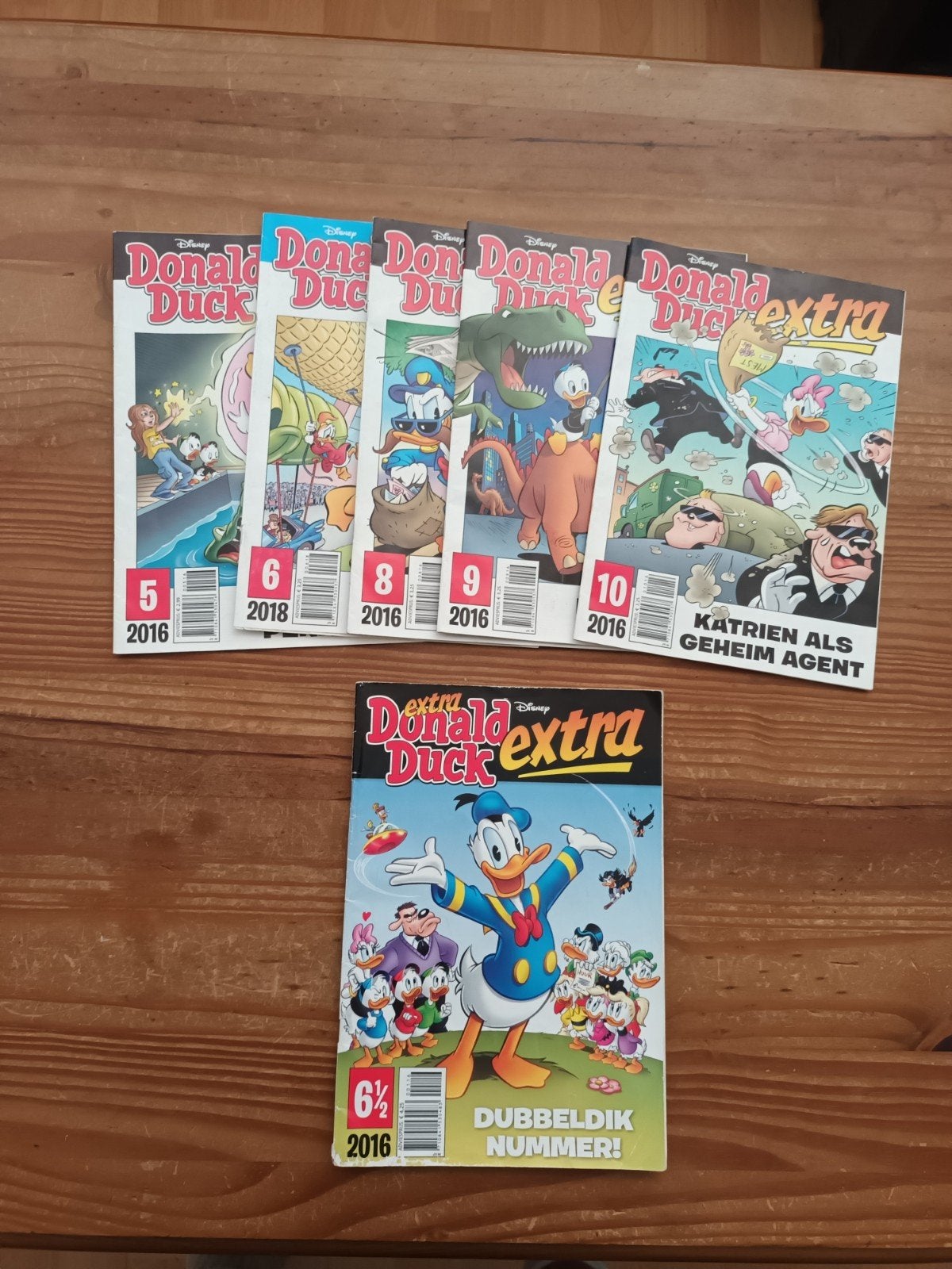 Donald Duck Extra Stripboeken - 6 nummers, Diversen, Rommelmarktspullen, Ophalen of Verzenden