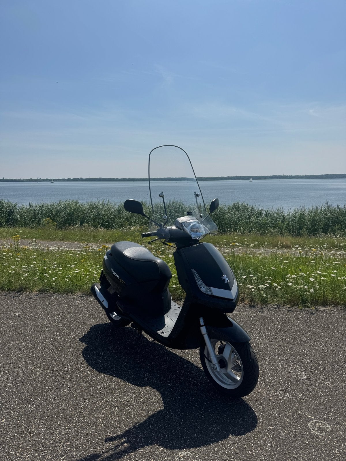 Peugeot Vivacity 4T Scooter - Zwart, Goed Onderhouden, Fietsen en Brommers, Scooters | Peugeot, Ophalen, Gebruikt, Benzine, Vivacity