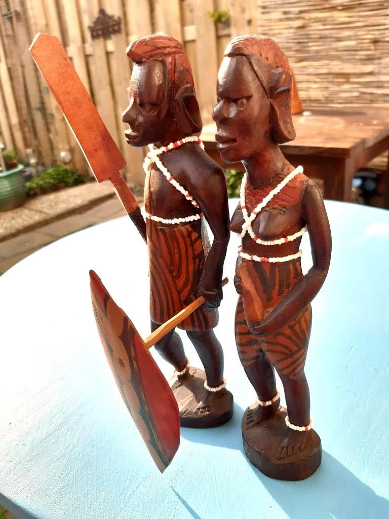 beeldjes uit Egypte en Zuid Afrika div prijzen doe een bod, Antiek en Kunst, Kunst | Beelden en Houtsnijwerken, Overige typen