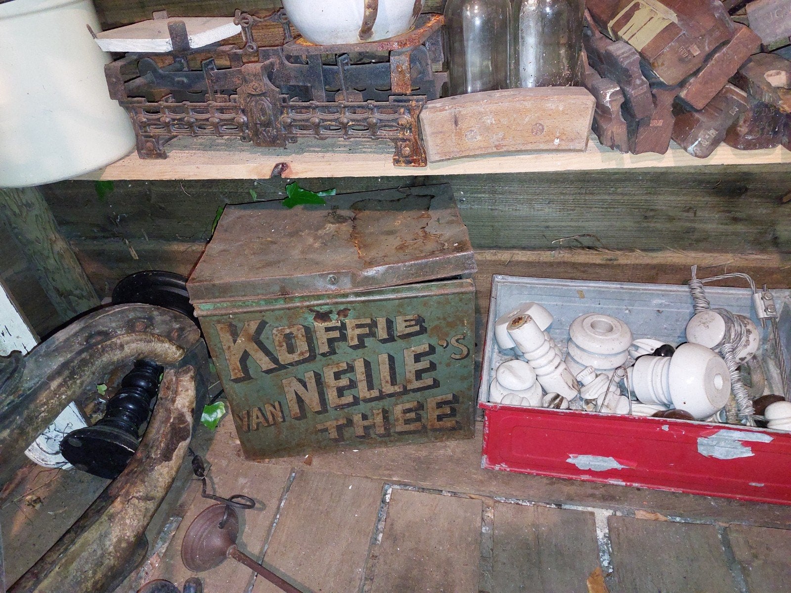 oud van nelle blik, Ophalen