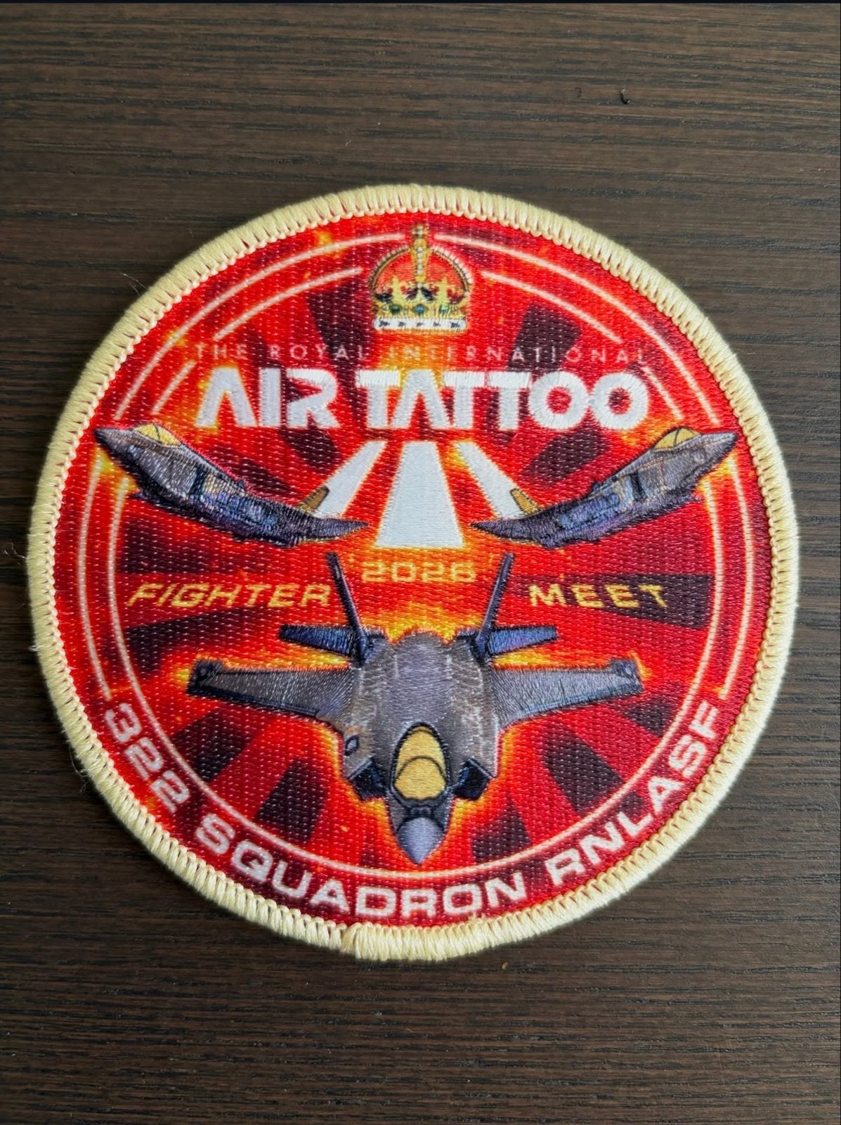 322 squadron air tatto patch, Ophalen of Verzenden, Nieuw