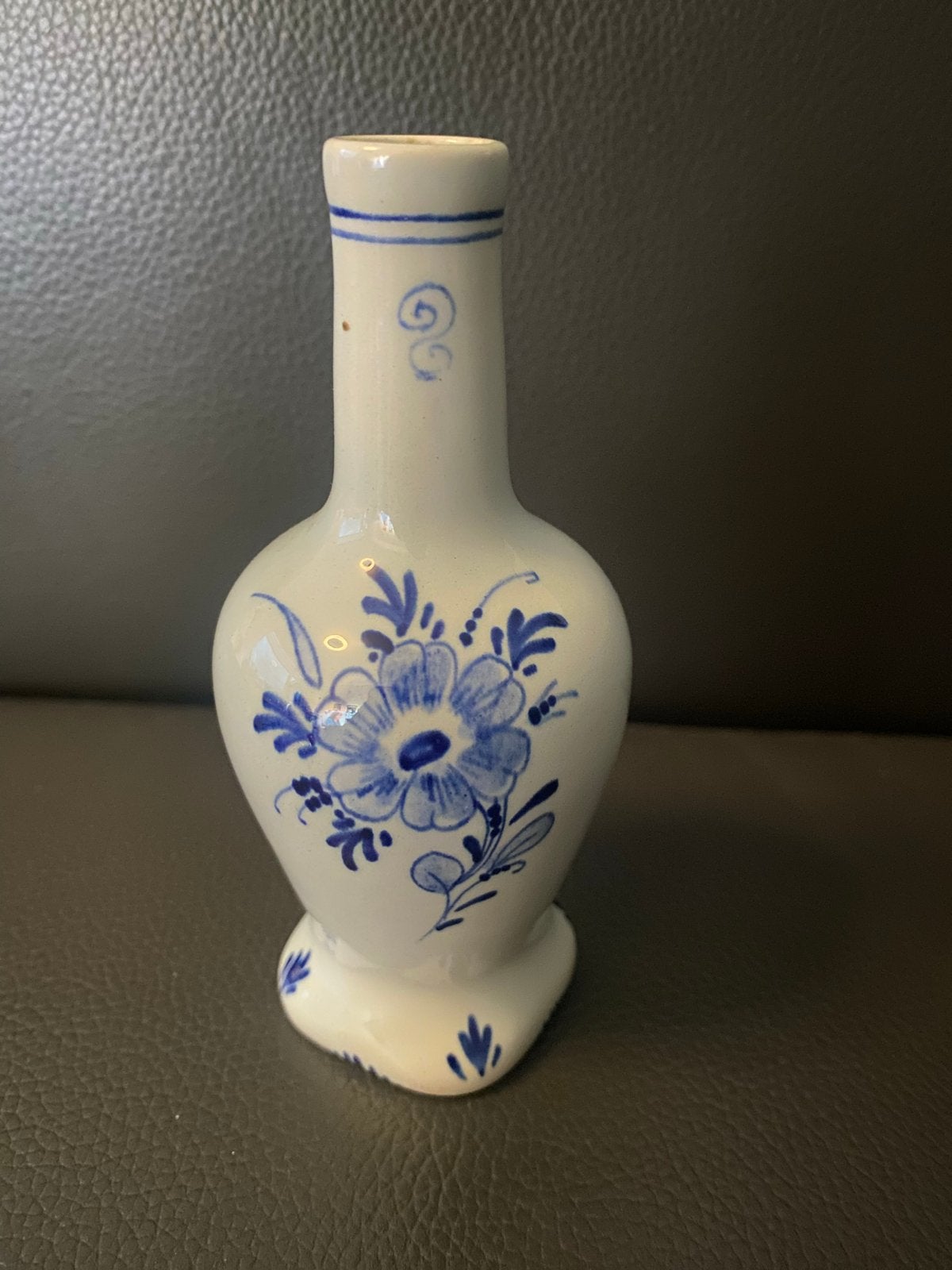 Antieke Delfts Blauwe Vaasje- Schoonhoven, Antiek en Kunst, Ophalen of Verzenden