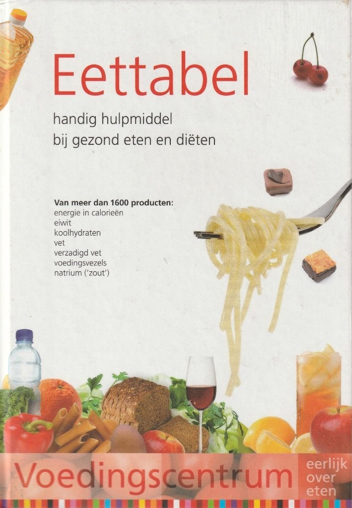 Eettabel. Handig hulpmiddel bij gezond eten en diëten"", Boeken, Verzenden, Zo goed als nieuw