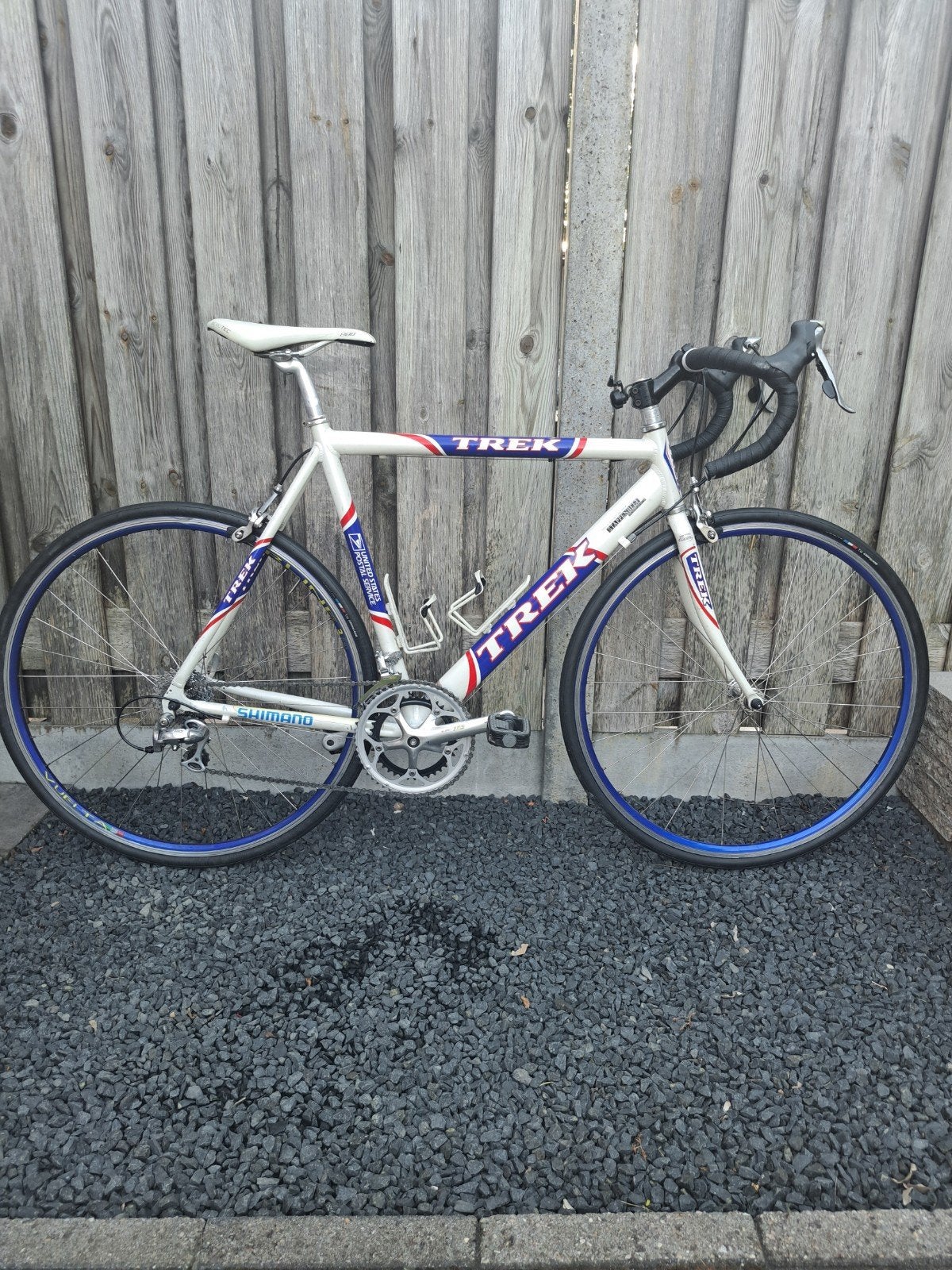 Trek Alpha racefiets 58cm, Shimano 105/Tiagra, 2x9 speed, 28 inch, Gebruikt, Aluminium, 15 tot 20 versnellingen