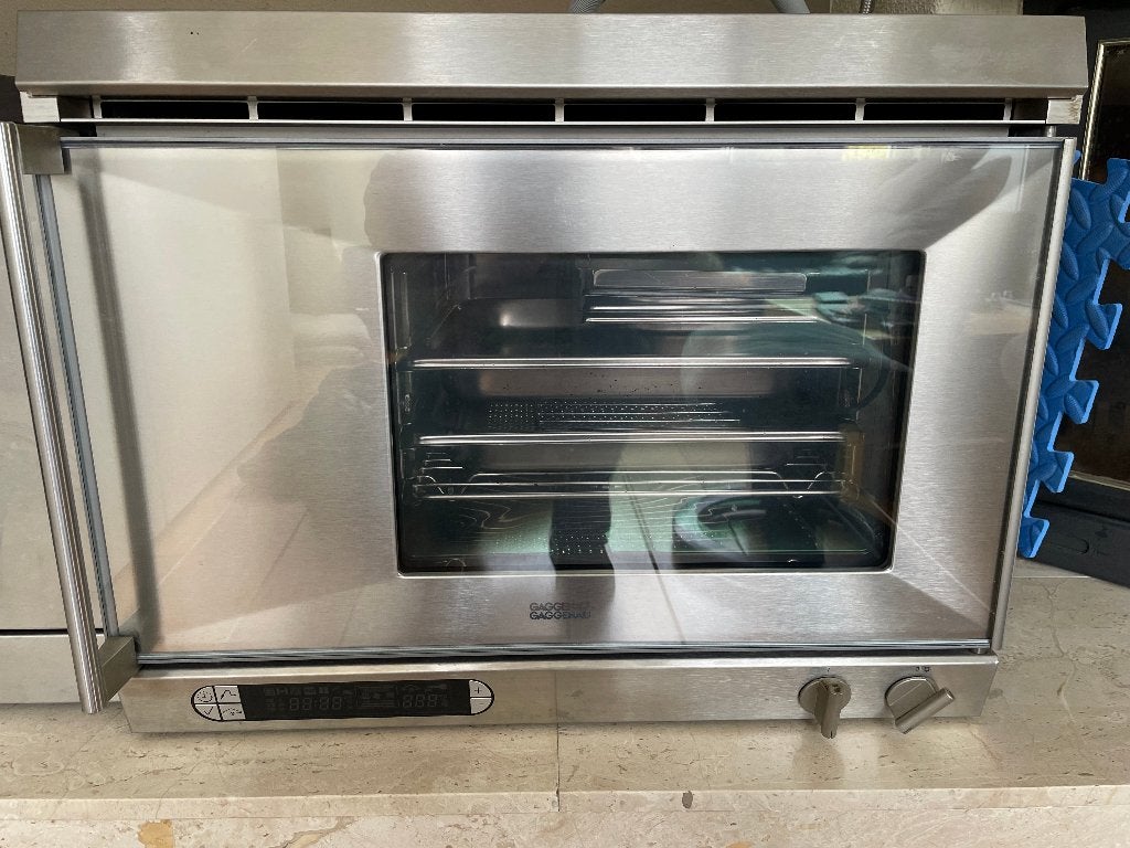 combistoom oven van Gaggenau HLED22, Ophalen, Inbouw, 45 tot 60 cm, Gebruikt