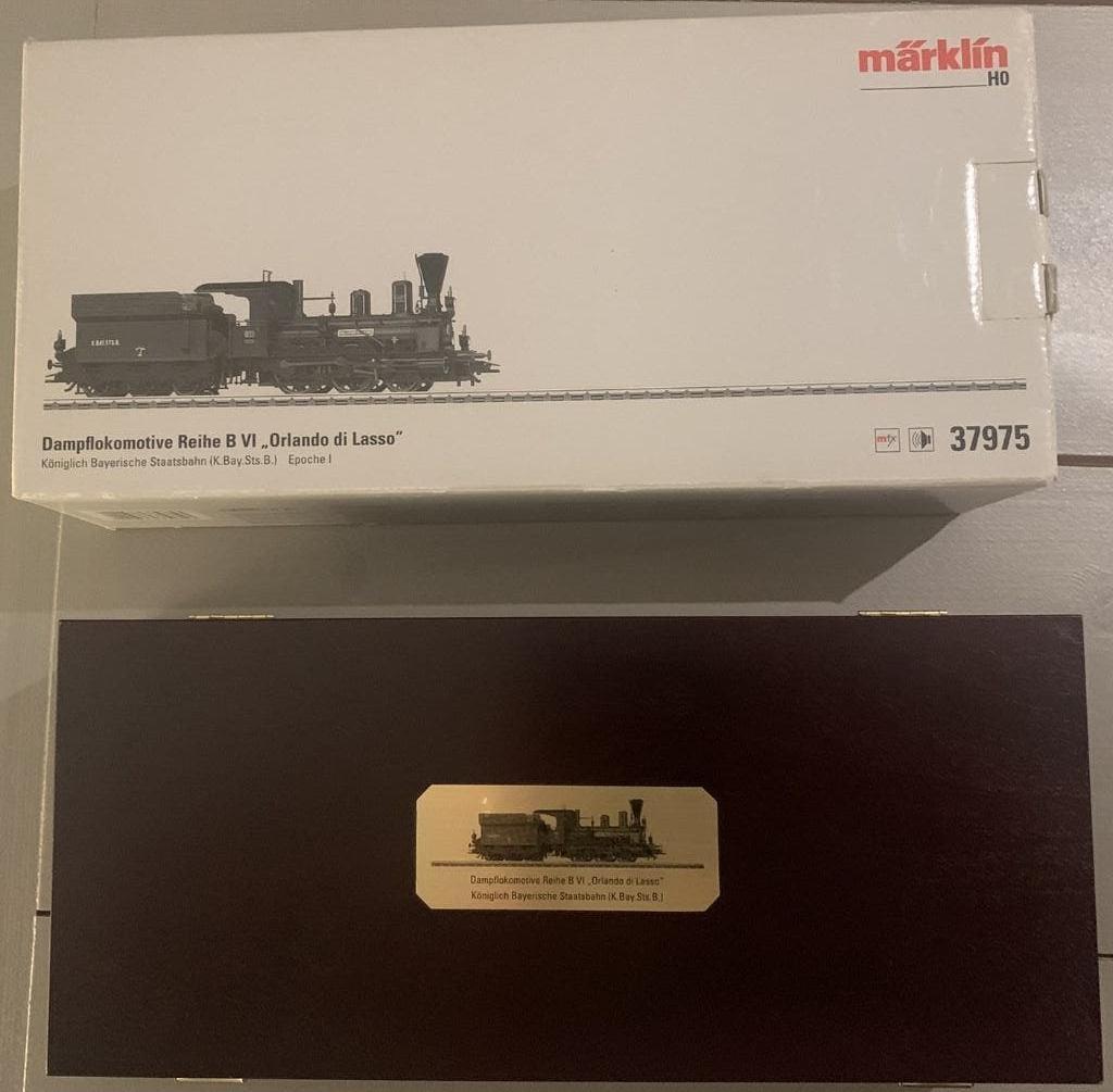 Märklin37975 - Orlando di Lasso - kistje+doos - geen trein!, Gebruikt, Gelijkstroom of Wisselstroom, Overige typen, Ophalen of Verzenden