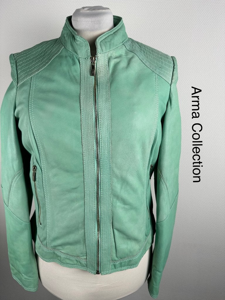 Arma Collection Leren Jas  (mt: 44) C13/411, Zwart, Maat 42/44 (L), Ophalen of Verzenden, Zo goed als nieuw